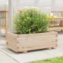 Jardinera de madera maciza de pino 70x40x26,5 cm de , Maceteros y jardineras - Ref: Foro24-847328, Precio: 58,04 €, Descuento: %