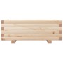 Jardinera de madera maciza de pino 70x40x26,5 cm de , Maceteros y jardineras - Ref: Foro24-847328, Precio: 58,79 €, Descuento: %