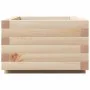 Jardinera de madera maciza de pino 70x40x26,5 cm de , Maceteros y jardineras - Ref: Foro24-847328, Precio: 58,04 €, Descuento: %