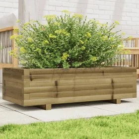 Jardinera de madera de pino impregnada 90x40x26,5 cm de , Maceteros y jardineras - Ref: Foro24-847337, Precio: 88,04 €, Descu...