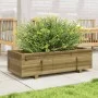 Jardinera de madera de pino impregnada 90x40x26,5 cm de , Maceteros y jardineras - Ref: Foro24-847337, Precio: 88,04 €, Descu...