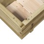 Jardinera de madera de pino impregnada 90x40x26,5 cm de , Maceteros y jardineras - Ref: Foro24-847337, Precio: 89,43 €, Descu...