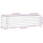 Jardinera de madera de pino impregnada 90x40x26,5 cm de , Maceteros y jardineras - Ref: Foro24-847337, Precio: 88,04 €, Descu...