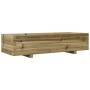 Jardinera de madera de pino impregnada 110x40x26,5 cm de , Maceteros y jardineras - Ref: Foro24-847342, Precio: 106,32 €, Des...