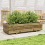 Jardinera de madera de pino impregnada 110x40x26,5 cm de , Maceteros y jardineras - Ref: Foro24-847342, Precio: 106,32 €, Des...