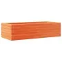 Jardinera de madera maciza pino marrón cera 90x40x23 cm de , Maceteros y jardineras - Ref: Foro24-847225, Precio: 58,65 €, De...