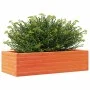 Jardinera de madera maciza pino marrón cera 90x40x23 cm de , Maceteros y jardineras - Ref: Foro24-847225, Precio: 58,65 €, De...