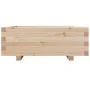 Jardinera de madera maciza de pino 70x70x26,5 cm de , Maceteros y jardineras - Ref: Foro24-847303, Precio: 73,66 €, Descuento: %