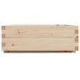 Jardinera de madera maciza de pino 70x70x26,5 cm de , Maceteros y jardineras - Ref: Foro24-847303, Precio: 73,66 €, Descuento: %