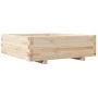 Jardinera de madera maciza de pino 80x80x26,5 cm de , Maceteros y jardineras - Ref: Foro24-847308, Precio: 75,60 €, Descuento: %