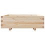 Jardinera de madera maciza de pino 80x80x26,5 cm de , Maceteros y jardineras - Ref: Foro24-847308, Precio: 84,86 €, Descuento: %