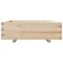 Jardinera de madera maciza de pino 80x80x26,5 cm de , Maceteros y jardineras - Ref: Foro24-847308, Precio: 75,60 €, Descuento: %