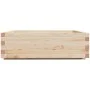 Jardinera de madera maciza de pino 80x80x26,5 cm de , Maceteros y jardineras - Ref: Foro24-847308, Precio: 75,60 €, Descuento: %