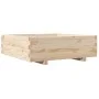 Jardinera de madera maciza de pino 80x80x26,5 cm de , Maceteros y jardineras - Ref: Foro24-847308, Precio: 75,60 €, Descuento: %
