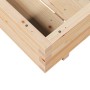 Jardinera de madera maciza de pino 80x80x26,5 cm de , Maceteros y jardineras - Ref: Foro24-847308, Precio: 84,86 €, Descuento: %