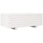 Jardinera de madera maciza de pino blanco 70x40x26,5 cm de , Maceteros y jardineras - Ref: Foro24-847329, Precio: 61,90 €, De...
