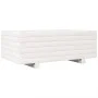 Jardinera de madera maciza de pino blanco 70x40x26,5 cm de , Maceteros y jardineras - Ref: Foro24-847329, Precio: 61,90 €, De...