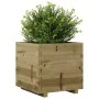 Jardinera madera de pino impregnada 50x50x49,5 cm de , Maceteros y jardineras - Ref: Foro24-847357, Precio: 116,28 €, Descuen...