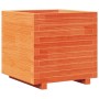 Jardinera madera maciza de pino marrón cera 50x50x49,5 cm de , Maceteros y jardineras - Ref: Foro24-847355, Precio: 106,83 €,...