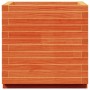 Jardinera madera maciza de pino marrón cera 50x50x49,5 cm de , Maceteros y jardineras - Ref: Foro24-847355, Precio: 106,83 €,...