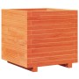 Jardinera madera maciza de pino marrón cera 50x50x49,5 cm de , Maceteros y jardineras - Ref: Foro24-847355, Precio: 106,83 €,...