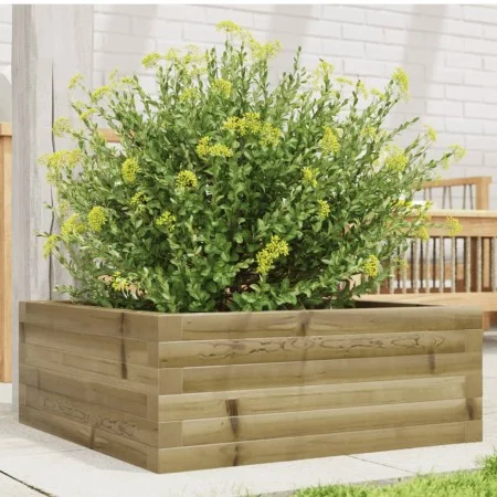 Jardinera de madera de pino impregnada 60x60x23 cm de , Maceteros y jardineras - Ref: Foro24-847192, Precio: 54,40 €, Descuen...