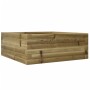 Jardinera de madera de pino impregnada 60x60x23 cm de , Maceteros y jardineras - Ref: Foro24-847192, Precio: 55,15 €, Descuen...