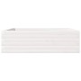 Jardinera de madera maciza de pino blanca 80x80x23 cm de , Maceteros y jardineras - Ref: Foro24-847199, Precio: 77,62 €, Desc...