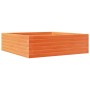 Jardinera de madera maciza pino marrón cera 80x80x23 cm de , Maceteros y jardineras - Ref: Foro24-847200, Precio: 77,62 €, De...