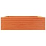Jardinera de madera maciza pino marrón cera 80x80x23 cm de , Maceteros y jardineras - Ref: Foro24-847200, Precio: 77,62 €, De...