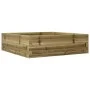 Jardinera de madera de pino impregnada 80x80x23 cm de , Maceteros y jardineras - Ref: Foro24-847202, Precio: 69,67 €, Descuen...