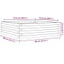Jardinera de madera de pino impregnada 80x80x23 cm de , Maceteros y jardineras - Ref: Foro24-847202, Precio: 69,67 €, Descuen...