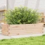 Jardinera de madera maciza de pino 90x40x23 cm de , Maceteros y jardineras - Ref: Foro24-847223, Precio: 66,86 €, Descuento: %
