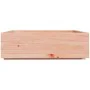 Jardinera de madera maciza Douglas 80x80x26,5 cm de , Maceteros y jardineras - Ref: Foro24-847311, Precio: 88,58 €, Descuento: %