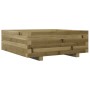 Jardinera de madera de pino impregnada 70x70x26,5 cm de , Maceteros y jardineras - Ref: Foro24-847307, Precio: 80,30 €, Descu...