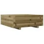 Jardinera de madera de pino impregnada 70x70x26,5 cm de , Maceteros y jardineras - Ref: Foro24-847307, Precio: 79,47 €, Descu...