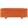 Jardinera de madera maciza de pino marrón cera 70x70x26,5 cm de , Maceteros y jardineras - Ref: Foro24-847305, Precio: 88,50 ...