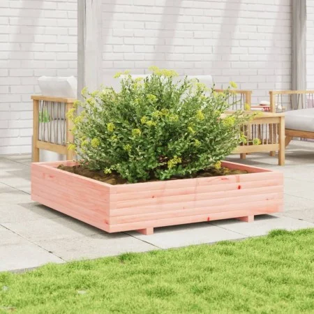 Jardinera de madera maciza Douglas 110x110x26,5 cm de , Maceteros y jardineras - Ref: Foro24-847326, Precio: 126,32 €, Descue...
