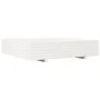 Jardinera de madera maciza de pino blanca 110x110x26,5 cm de , Maceteros y jardineras - Ref: Foro24-847324, Precio: 142,24 €,...