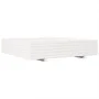 Jardinera de madera maciza de pino blanca 110x110x26,5 cm de , Maceteros y jardineras - Ref: Foro24-847324, Precio: 142,24 €,...