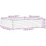 Jardinera de madera maciza de pino blanca 110x110x26,5 cm de , Maceteros y jardineras - Ref: Foro24-847324, Precio: 142,24 €,...