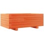 Jardinera de madera maciza de pino marrón cera 70x40x26,5 cm de , Maceteros y jardineras - Ref: Foro24-847330, Precio: 69,45 ...