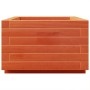 Jardinera de madera maciza de pino marrón cera 70x40x26,5 cm de , Maceteros y jardineras - Ref: Foro24-847330, Precio: 69,45 ...