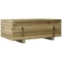 Jardinera de madera de pino impregnada 70x40x26,5 cm de , Maceteros y jardineras - Ref: Foro24-847332, Precio: 62,33 €, Descu...