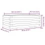 Jardinera de madera de pino impregnada 70x40x26,5 cm de , Maceteros y jardineras - Ref: Foro24-847332, Precio: 62,33 €, Descu...