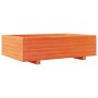 Jardinera de madera maciza de pino marrón cera 90x60x26,5 cm de , Maceteros y jardineras - Ref: Foro24-847345, Precio: 96,95 ...