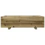 Jardinera de madera de pino impregnada 90x60x26,5 cm de , Maceteros y jardineras - Ref: Foro24-847347, Precio: 87,28 €, Descu...