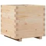 Jardinera madera maciza de pino 50x50x49,5 cm de , Maceteros y jardineras - Ref: Foro24-847353, Precio: 88,64 €, Descuento: %