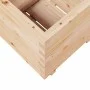 Jardinera madera maciza de pino 50x50x49,5 cm de , Maceteros y jardineras - Ref: Foro24-847353, Precio: 88,64 €, Descuento: %