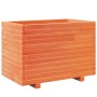 Jardinera madera maciza de pino marrón cera 70x40x49,5 cm de , Maceteros y jardineras - Ref: Foro24-847370, Precio: 142,08 €,...